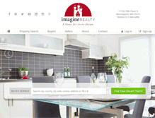 Tablet Screenshot of imaginerealty.net